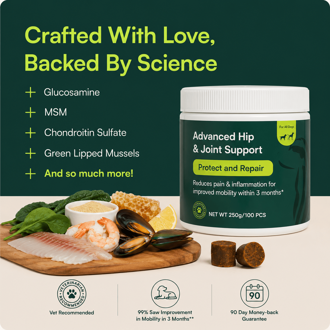 Advanced Hip & Joint Support Chews - Dobby & Co